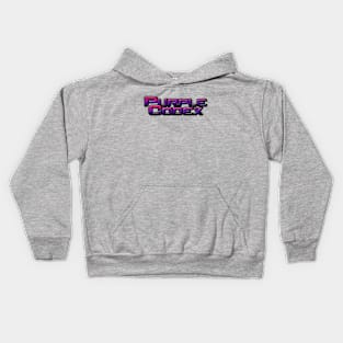 Purple Codex Name Pink Kids Hoodie